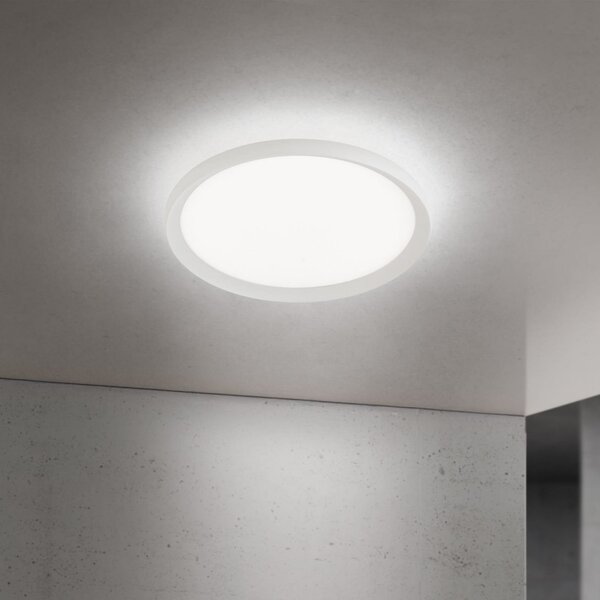 ORION LED stropna svetilka Kant, Ø 40 cm, bela, CCT, kovina/plastika, zatemnjen, Bela, Dnevna soba / jedilnica, Aluminij, Sodobni