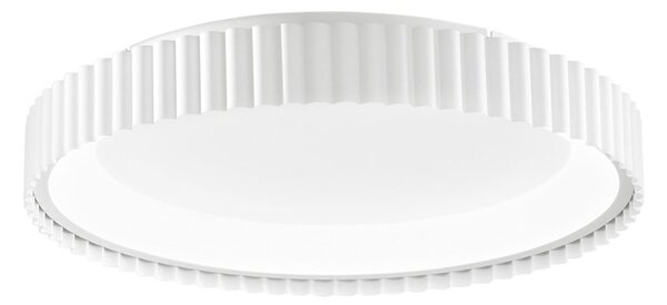 Luce Ambiente Design LED stropna svetilka Niike, bela, Ø 40 cm, kovina, CCT, Bela, Dnevna soba / jedilnica, Kovina, Sodobni