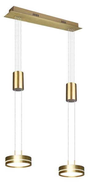 LindbyLindby - Eilika 2 Pendant Brass Lindby