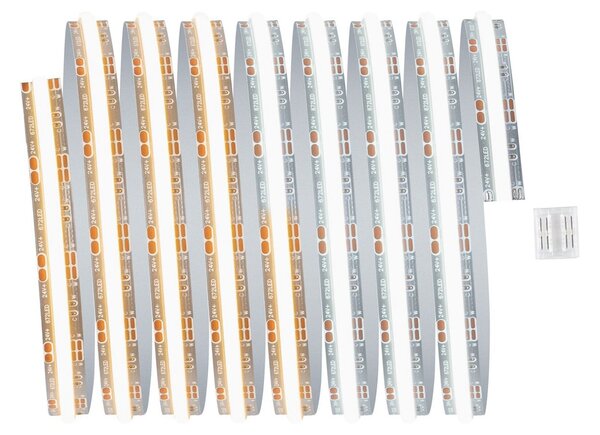Paulmann LED trak MaxLED 1000 dopolnilo 2,5 m srebrna CCT, zatemnjen, Kovinska, Dnevna soba / jedilnica, Plastika, Sodobni