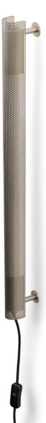 GEJST stenska svetilka Radent, jekleno siva, višina 135 cm, G13 LED, Kovinska, Dnevna soba / jedilnica, Kovina