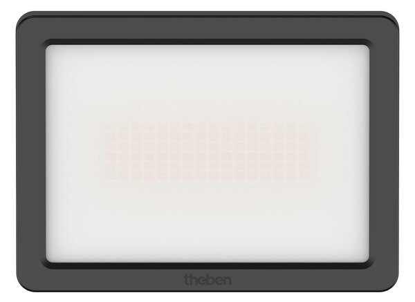 Theben LED-zunanji stenski reflektor theLeda B20 dual, črn, IP65, Črna, Kovina, Stenski reflektor