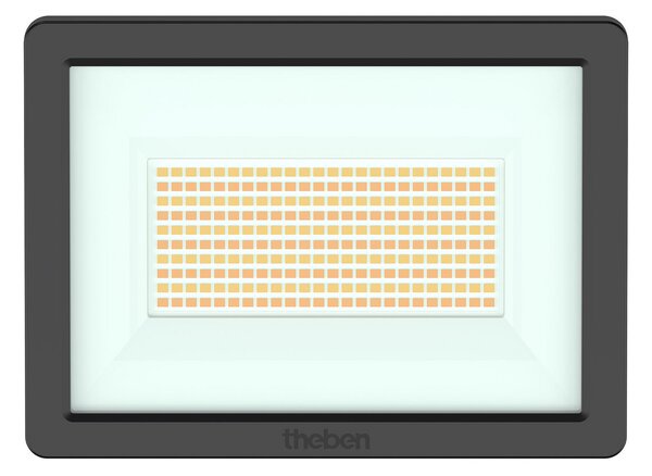 Theben LED zunanji stenski reflektor B50 dual, črn, IP65, Črna, Kovina, Stenski reflektor