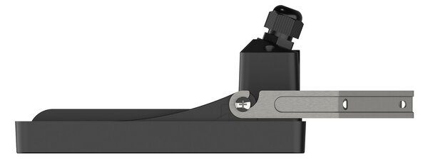 Theben LED-zunanji stenski reflektor theLeda B100 dual, črn, Črna, Kovina, Stenski reflektor