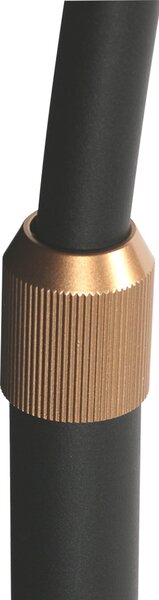 Steinhauer LED-lokna svetilka Ringlux, črna/zlata, kovina, CCT, dimmer, zatemnjen, Črna, Dnevna soba / jedilnica, Kovina, Sodobni