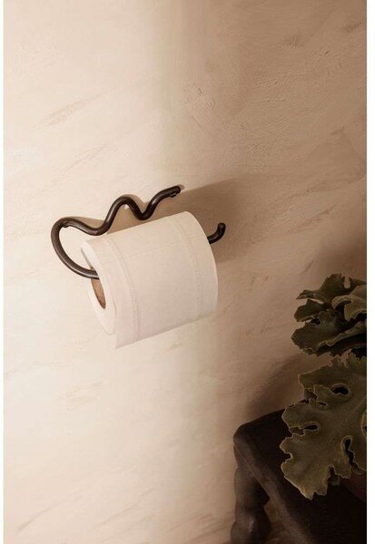 Ferm LIVINGferm LIVING - Curvature Toilet Papir Holder Črna Medeninasta ferm LIVING