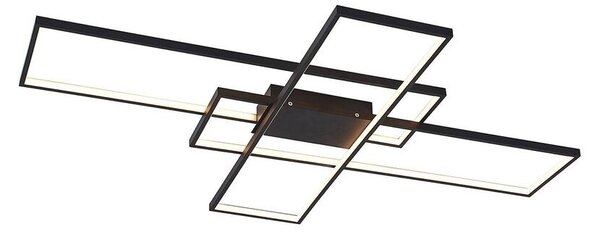 LindbyLindby - Tetson LED Stropna Svetilka Black Lindby