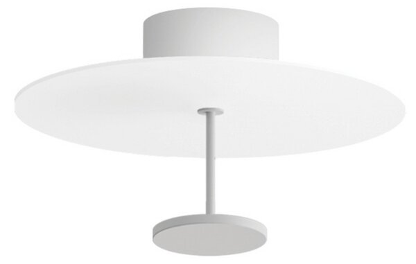 Linea Light LED stropna svetilka Stilo_S, bela, Ø 35 cm, zatemnjen, Bela, Dnevna soba / jedilnica, Aluminij, Sodobni