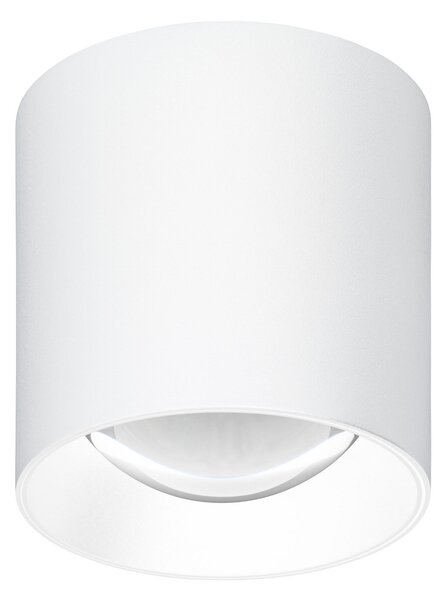 LCD LED zunanja stropna svetilka 5174, bela, 9 cm, kovina, IP54, CCT, Bela, Kovina, Sodobni