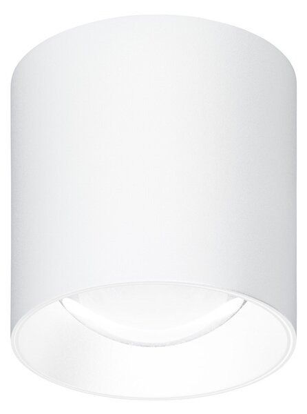 LCD LED zunanja stropna svetilka 5174, bela, 9 cm, kovina, IP54, CCT, Bela, Kovina, Sodobni