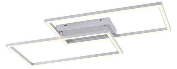 LucandeLucande - Muir LED Long Stropna Svetilka CCT Srebrna Lucande