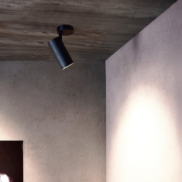 Deko-Light LED stropni reflektor Lucea 6, črn, aluminij, 2700 K, zatemnjen, Črna, Dnevna soba / jedilnica, Aluminij, Sodobni