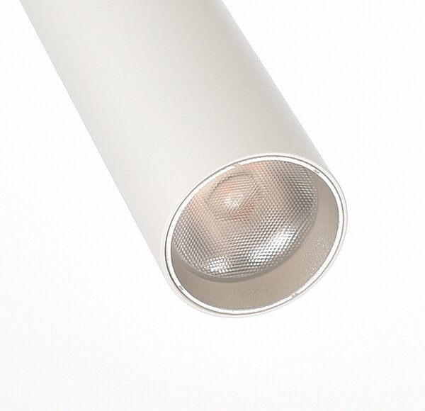 Deko-Light LED-žarek Slim 1-fazni, bel, aluminij, 5 W, 2700 K, zatemnjen, Bela, Dnevna soba / jedilnica, Aluminij, Sodobni