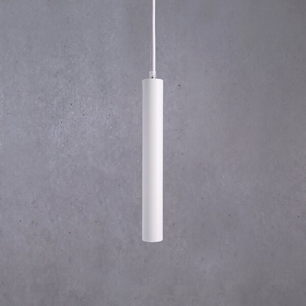 Deko-Light LED viseča svetilka Slim, bela, aluminij, 2700 K, zatemnjen, Bela, Dnevna soba / jedilnica, Aluminij, Sodobni
