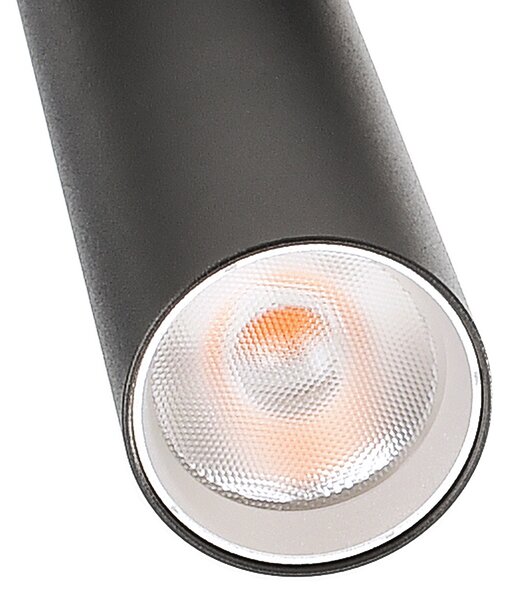 Deko-Light LED-žarek Slim 1-fazni, črn, aluminij, 5 W, 2700 K, zatemnjen, Črna, Dnevna soba / jedilnica, Aluminij, Sodobni