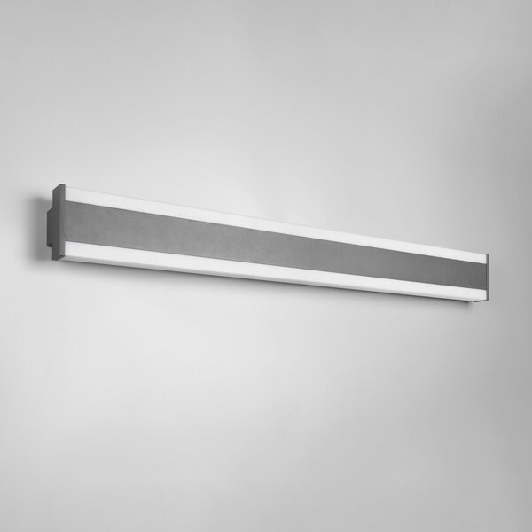 Trio Lighting LED zunanja stenska svetilka DAWSON, 100 cm antracit IP54 CCT up/down, Črna, Aluminij, Sodobni, Stenska kotna