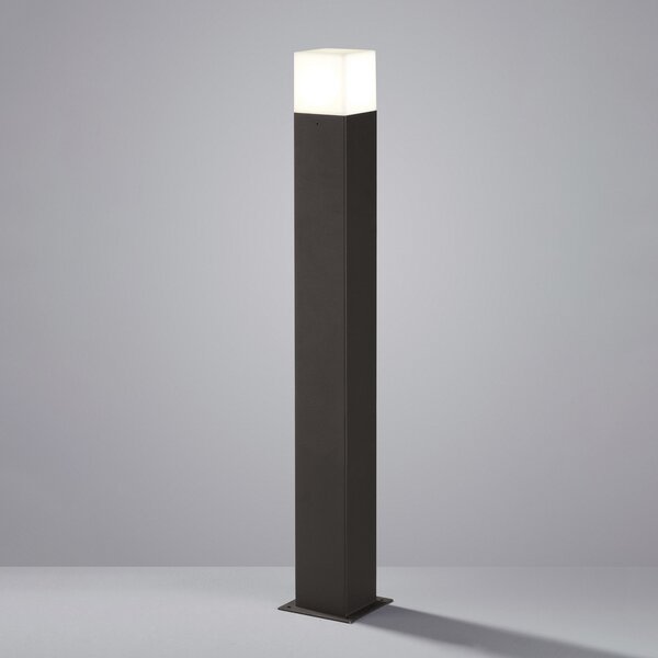 Trio Lighting LED-svetilka HUDSON, antracitna, višina 80 cm, kovina, IP44, Črna, Aluminij, Sodobni