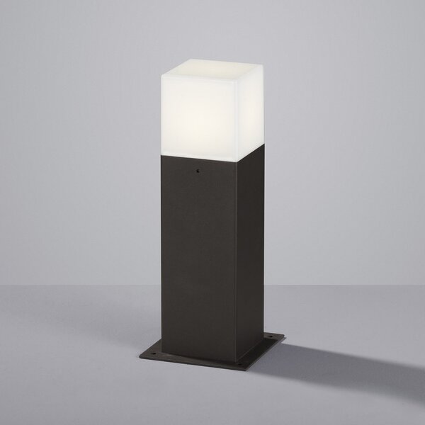 Trio Lighting LED-svetilka HUDSON, antracitna, višina 30 cm, kovina IP44, Črna, Aluminij, Sodobni