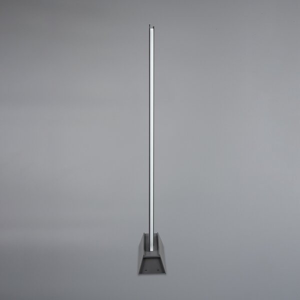 Trio Lighting LED-svetilka MARIZA, višina 100 cm, antracitna, kovina, IP65, Črna, Aluminij, Sodobni