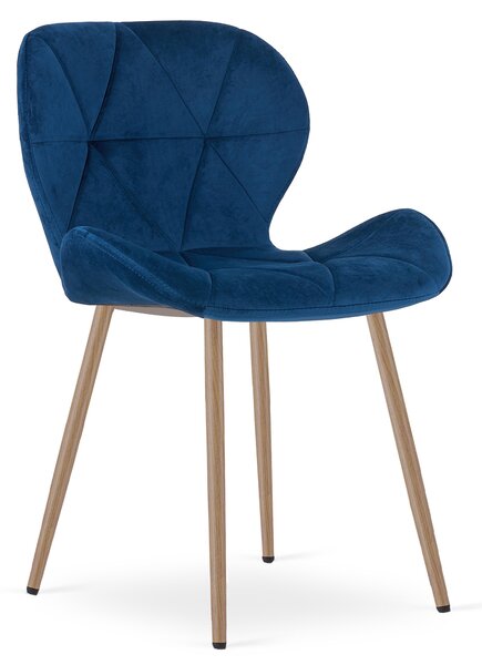 Jedilni stol MANGO VELVET, moder