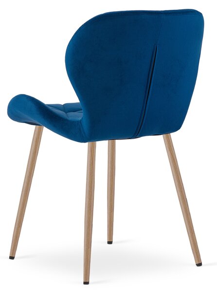 Jedilni stol MANGO VELVET, moder