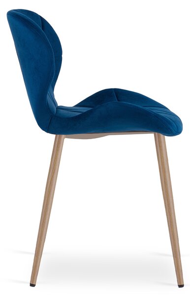 Jedilni stol MANGO VELVET, moder