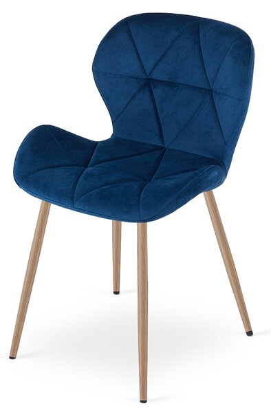 Jedilni stol MANGO VELVET, moder