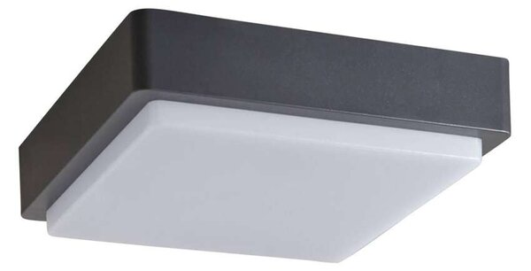 LindbyLindby - Nermin Square LED Zunanja Stenska Svetilka IP65 Dark Grey/White Lindby