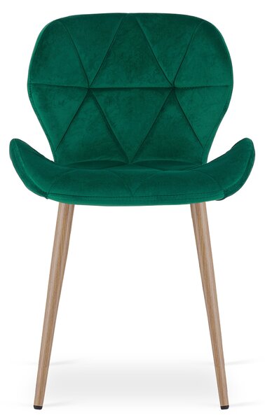 Jedilni stol MANGO VELVET, zelena