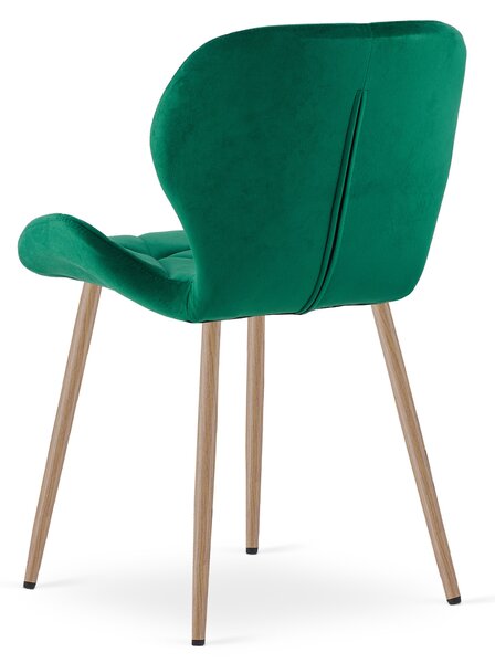 Jedilni stol MANGO VELVET, zelena