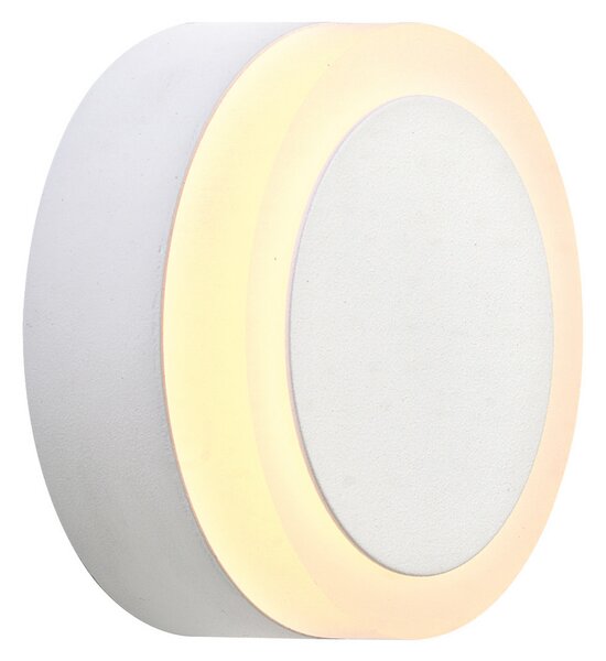 BOPP Bopp LED stropna svetilka One, bela, Ø 9 cm, kovina, zatemnjen, Bela, Dnevna soba / jedilnica, Aluminij, Sodobni