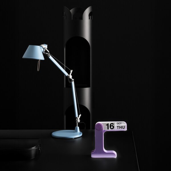 Artemide namizna svetilka Tolomeo Micro, svetlo modra, Modra, Študija / pisarna, Kovina, Dizajn