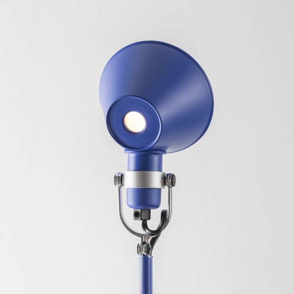 Artemide namizna svetilka Tolomeo Micro, modra, Modra, Študija / pisarna, Kovina, Dizajn