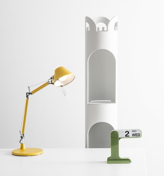 Artemide namizna svetilka Tolomeo Micro, rumena, Rumena, Študija / pisarna, Kovina, Dizajn