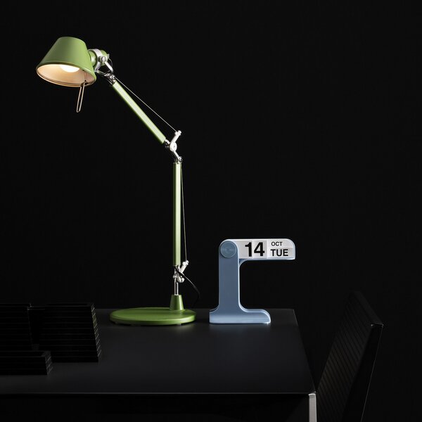 Artemide namizna svetilka Tolomeo Micro, zelena, Zelena, Študija / pisarna, Kovina, Dizajn