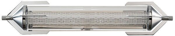Quintiesse LED stenska svetilka ESPADA, kromirana širina 70 cm kovina IP44, zatemnjen, Kovinska, Kopalnica, Aluminij, Sodobni