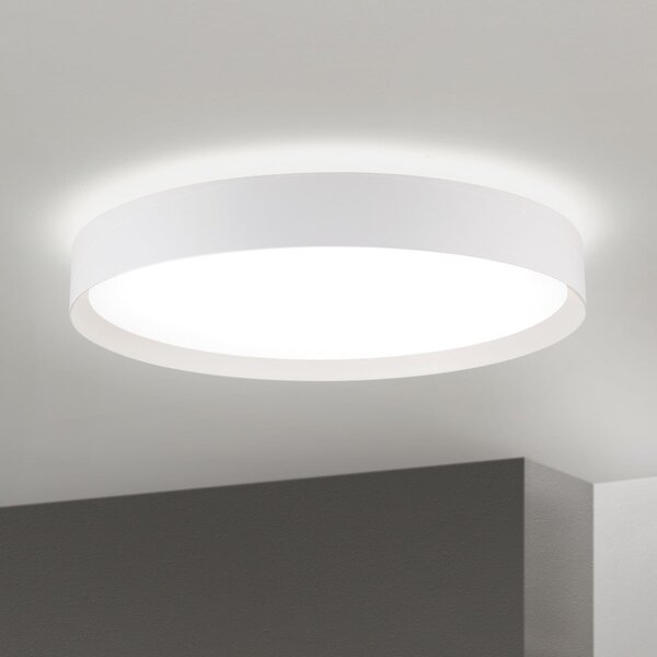 ORION LED stropna svetilka VARIO, Ø 60 cm, bela, kovina, CCT, z možnostjo zatemnitve, zatemnjen, Bela, Dnevna soba / jedilnica, Kovina, Sodobni