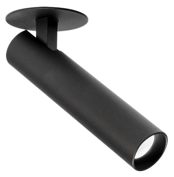Wever & Ducré Lighting WEVER DUCRÉ LED-Spot Match 1.0 Polvgradna črna 2.700 K, Črna, Dnevna soba / jedilnica, Aluminij, Sodobni