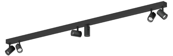 Wever & Ducré Lighting WEVER DUCRÉ LED stropni reflektor Ceno 6.0, črn, 2.700 K, zatemnjen, Črna, Dnevna soba / jedilnica, Sodobni