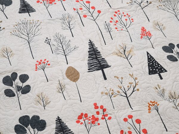 Pregrinjalo za posteljo NORDIC NATURE, barvno Dimenzije: 170 x 210 cm