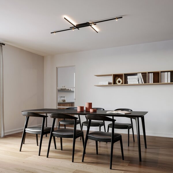 Wever & Ducré Lighting WEVER DUCRÉ LED-svetilka Trace Grid 2.0 črna/bež 927, zatemnjen, Črna, Dnevna soba / jedilnica, Aluminij, Sodobni