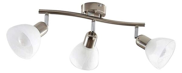 LindbyLindby - Paulina 3 LED Stropna Svetilka White Alabaster/Satin Nickel Lindby