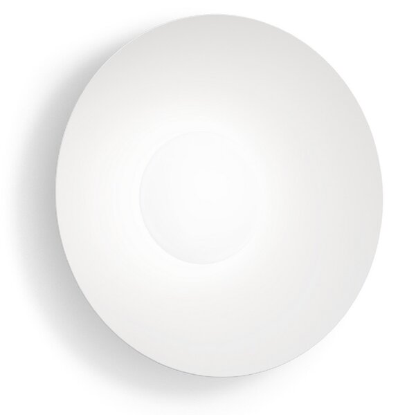 Wever & Ducré Lighting WEVER DUCRÉ LED stenska svetilka Clea 1.0 bela Ø 35 cm 2700 K, zatemnjen, Bela, Dnevna soba / jedilnica, Aluminij