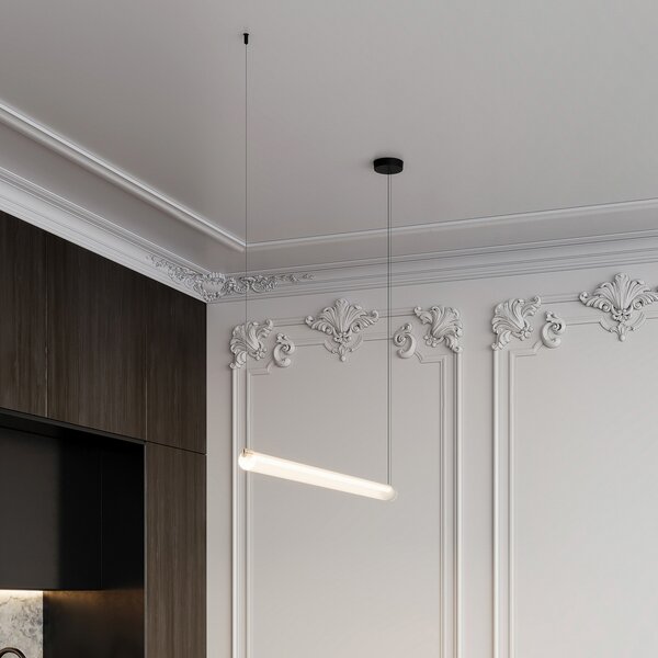 Wever & Ducré Lighting WEVER DUCRÉ LED obesna svetilka Finelle 1.0 bež 2700K dim, zatemnjen, Bež, Dnevna soba / jedilnica, Steklo, Sodobni