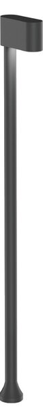 Wever & Ducré Lighting WEVER DUCRÉ LED-svetilka za pot Kiosk 1.1 antracit višina 65 cm, zatemnjen, Siva, Aluminij, Zunanji reflektorji / zemeljski trn