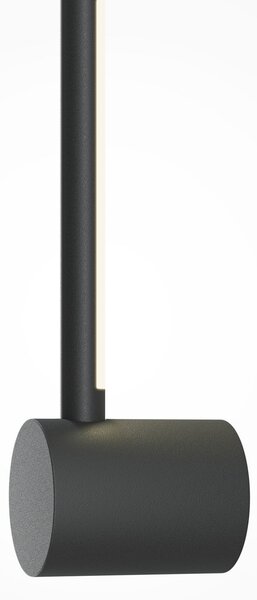 Maytoni LED stenska svetilka Light stick, črna, višina 60 cm, Črna, Dnevna soba / jedilnica, Aluminij, Sodobni