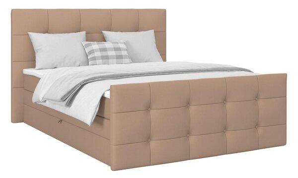 Modern Living Postelja Boxspring Josie-C, Bež, 160x200