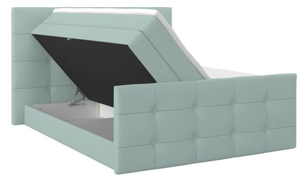 Modern Living Postelja Boxspring Josie-c, Žadasto Zelena, 160x200