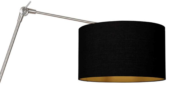 Steinhauer Stenna svetilka Prestige Chic jeklo/črno-zlato, izstop 90 cm, zatemnjen, Kovinska, Dnevna soba / jedilnica, Kovina