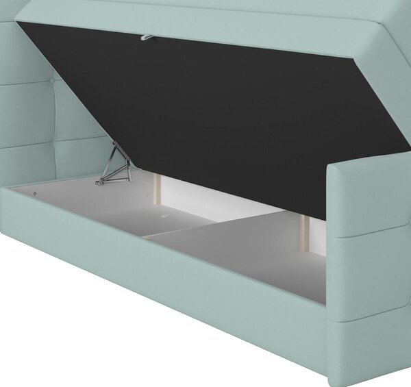 Modern Living Postelja Boxspring Josie-c, Žadasto Zelena, 160x200